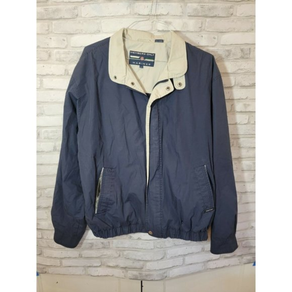 Vintage 90s Members Only‎ Mariner Jacket Windbreake